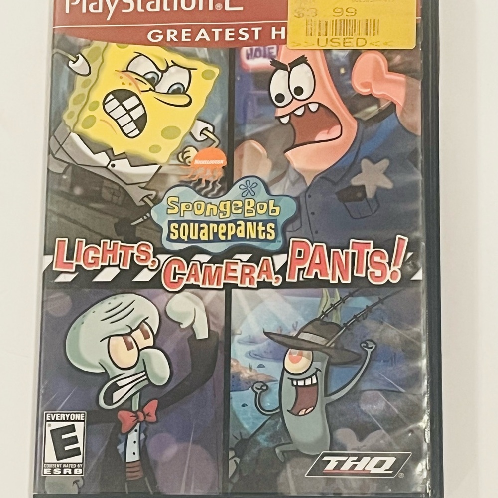 SpongeBob SquarePants: Lights, Camera, Pants Sony PlayStation 2